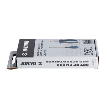 Set of pliers and screwdriver 20/4