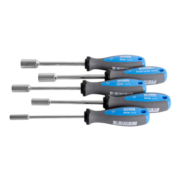 Set of socket wrenches with TBI handle 629CS5TBI /5