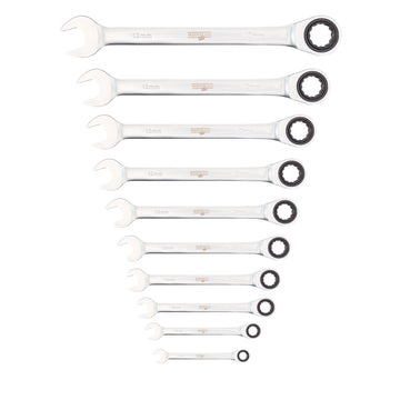 Set of forged combination ratchet wrenches 3194 8-19mm S10