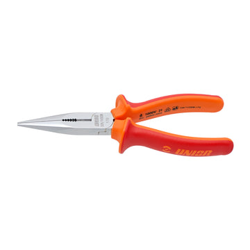 Long nose pliers with side cutter and pipe grip, straight 508/1VDEBI 200