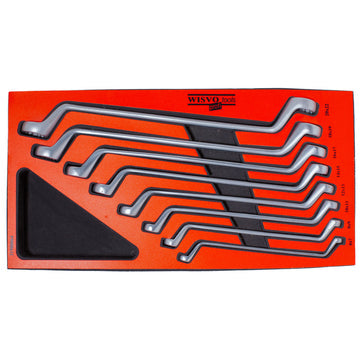 Set of offset ring wrenches in SOS tool tray 3198/64