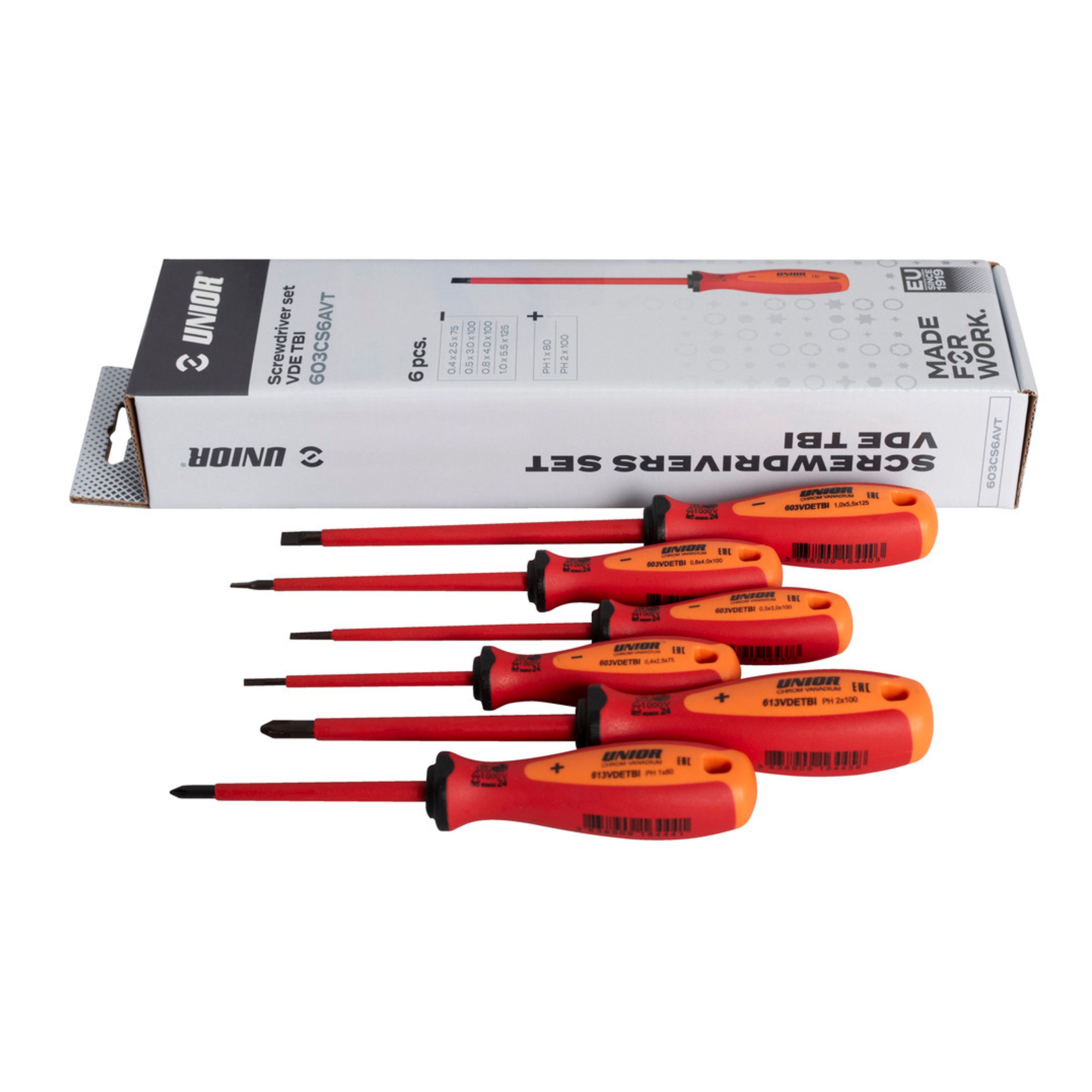 **Set of screwdrivers VDE TBI 603CS6AVT /6