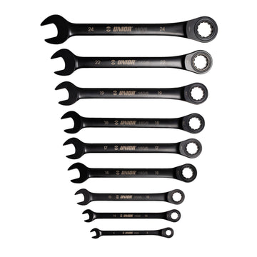 Set of forged combination ratchet wrenches in carton box 160/2CB 0