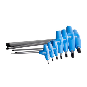 Set of hexagonal head screwdrivers with T-handle in carton box 193HXCS 2,5 - 10/7