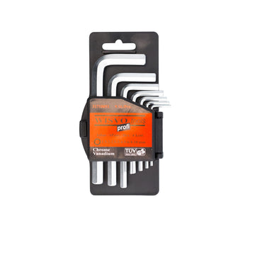 Set of hexagon wrenches on plastic clip 3171S