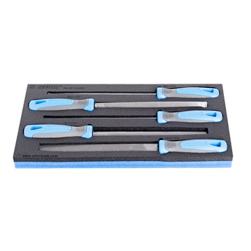 Set of half smooth files in SOS tool tray 964/26 1/2SSOS /5