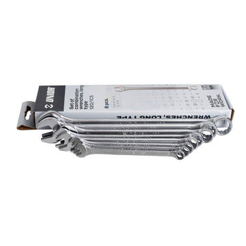 Set of combination wrenches, long type in carton box 120/1CS 8 - 19/8