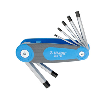Set of hexagon wrenches in folding holder 220FH 2.5 - 10/7