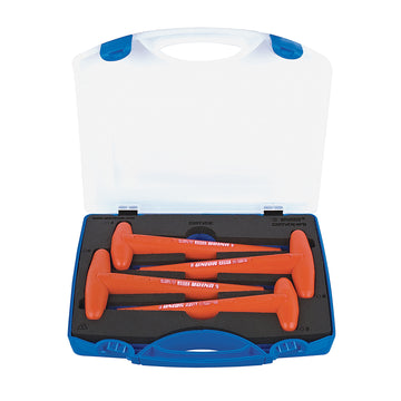 Set of insulated hex T wrenches in plastic box 220TV4PB 0