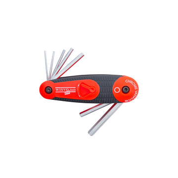 Set of hexagon wrenches in folding holder 3171HXFH HX07