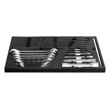 Set of wrenches in SOS tool tray /59