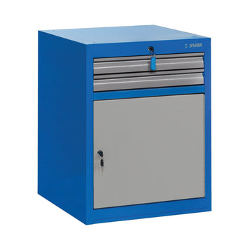 Tool chest wide - 2 drawers and door 990WDD2 663 x 650 x 870