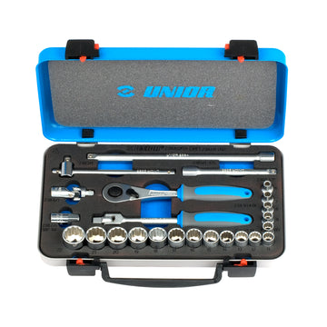 **Socket set 3/8 in metal box 239A12P24 6 - 22/24