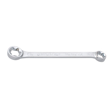 **Flat ring wrench with offset head TX profile 182/2BTX E6 x E8