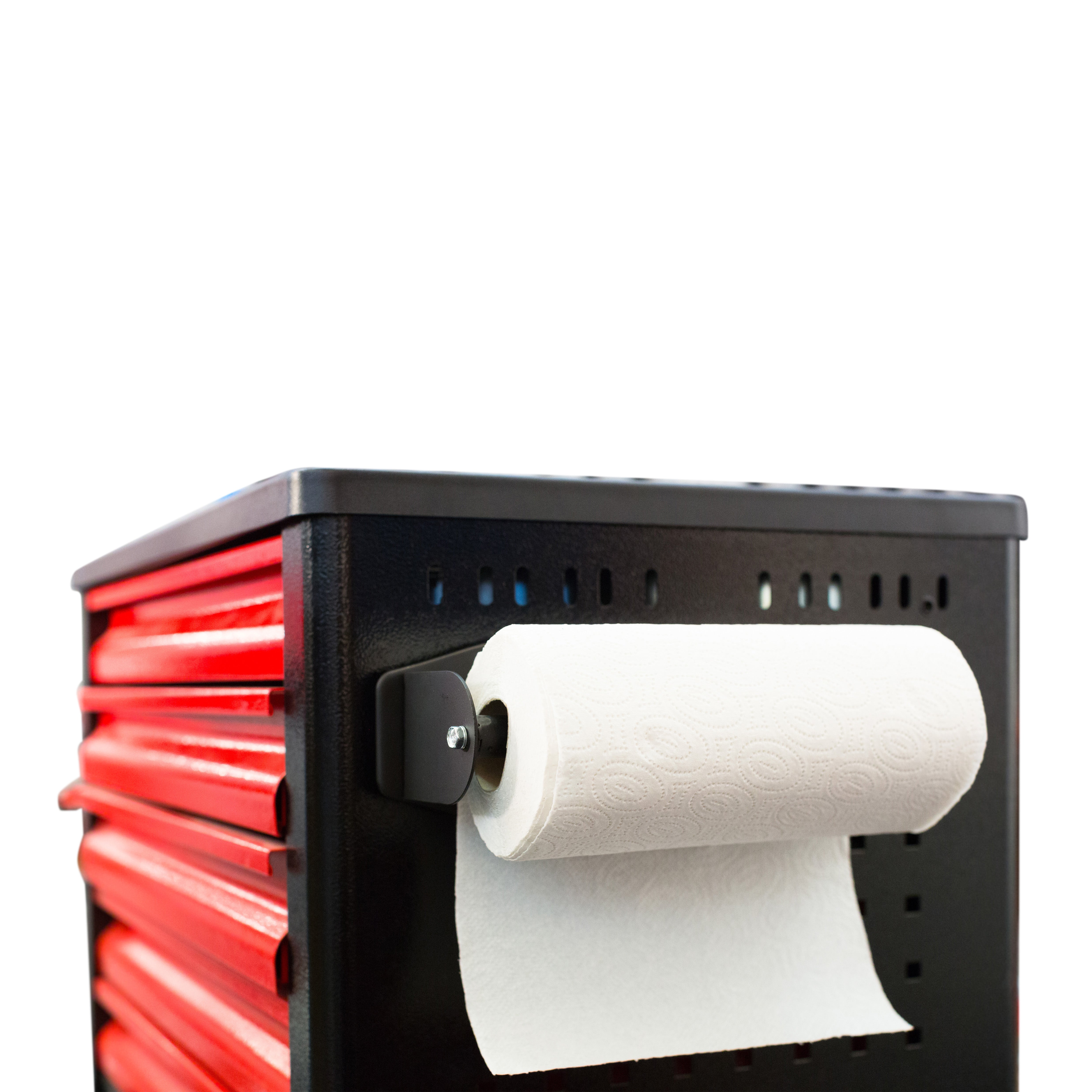 Paper roll holder, magnetic