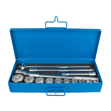 Socket set 3/4 in metal box 197MB2 22 - 50/14