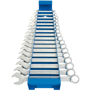 **Set of combination wrenches, short type on metal stand 125/1MS 6 - 22/17