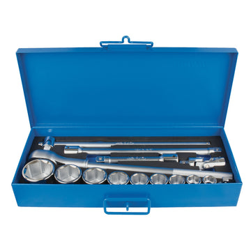 Socket set 3/4 in metal box 197MB4 22 - 55/15