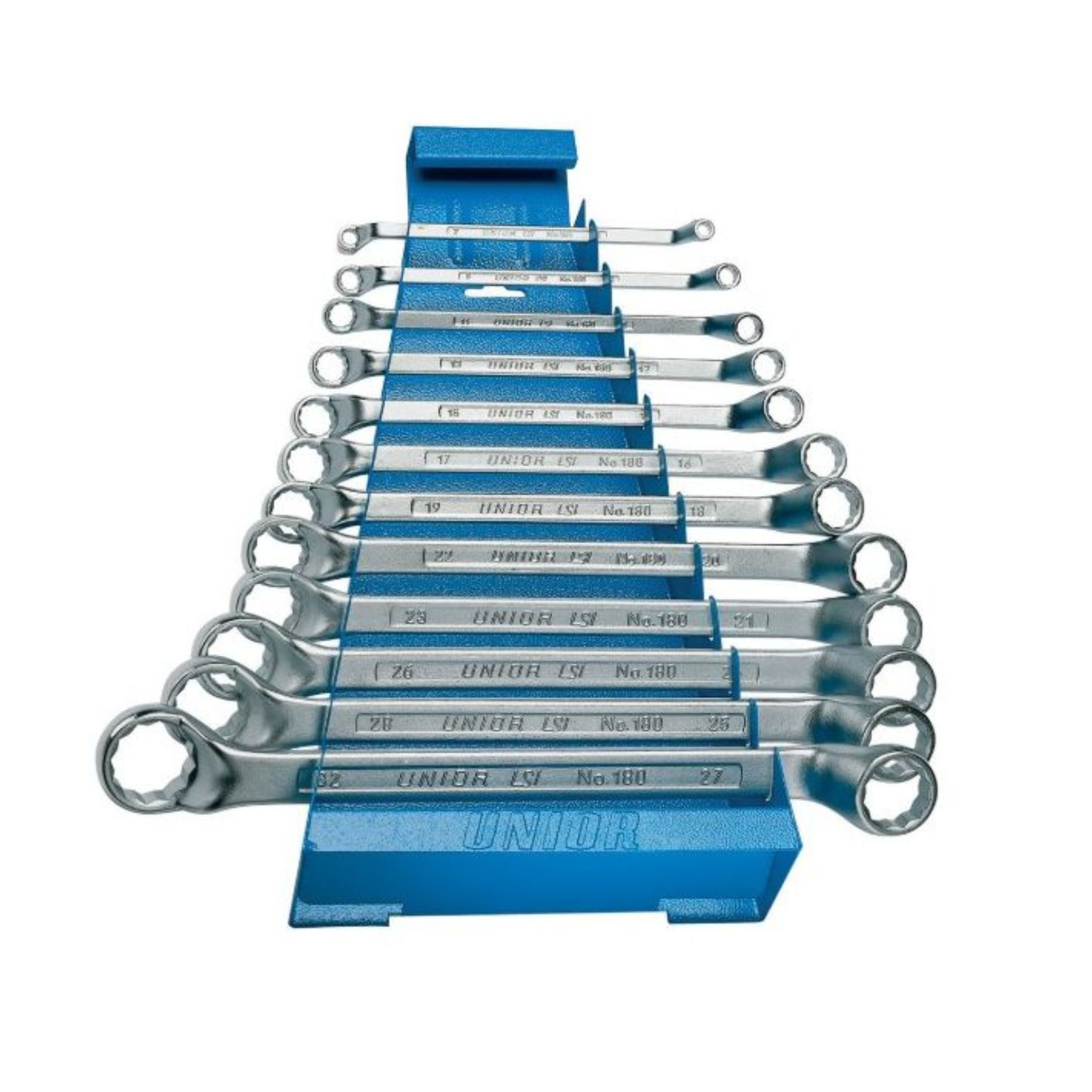 **Set of offset ring wrenches on metal stand 180/1MS 6 - 32/12
