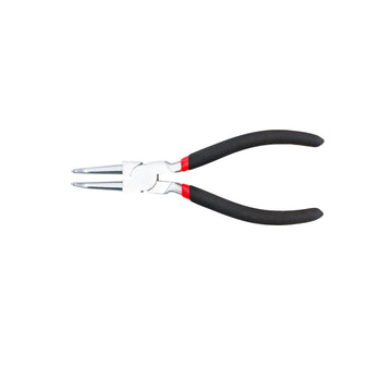 Seegerring pliers, shape D, curved, inside  180 - 19 - 60