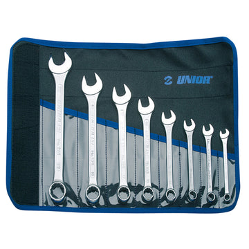 Set of combination wrenches, short type in bag 125/1CT 8 - 22/8