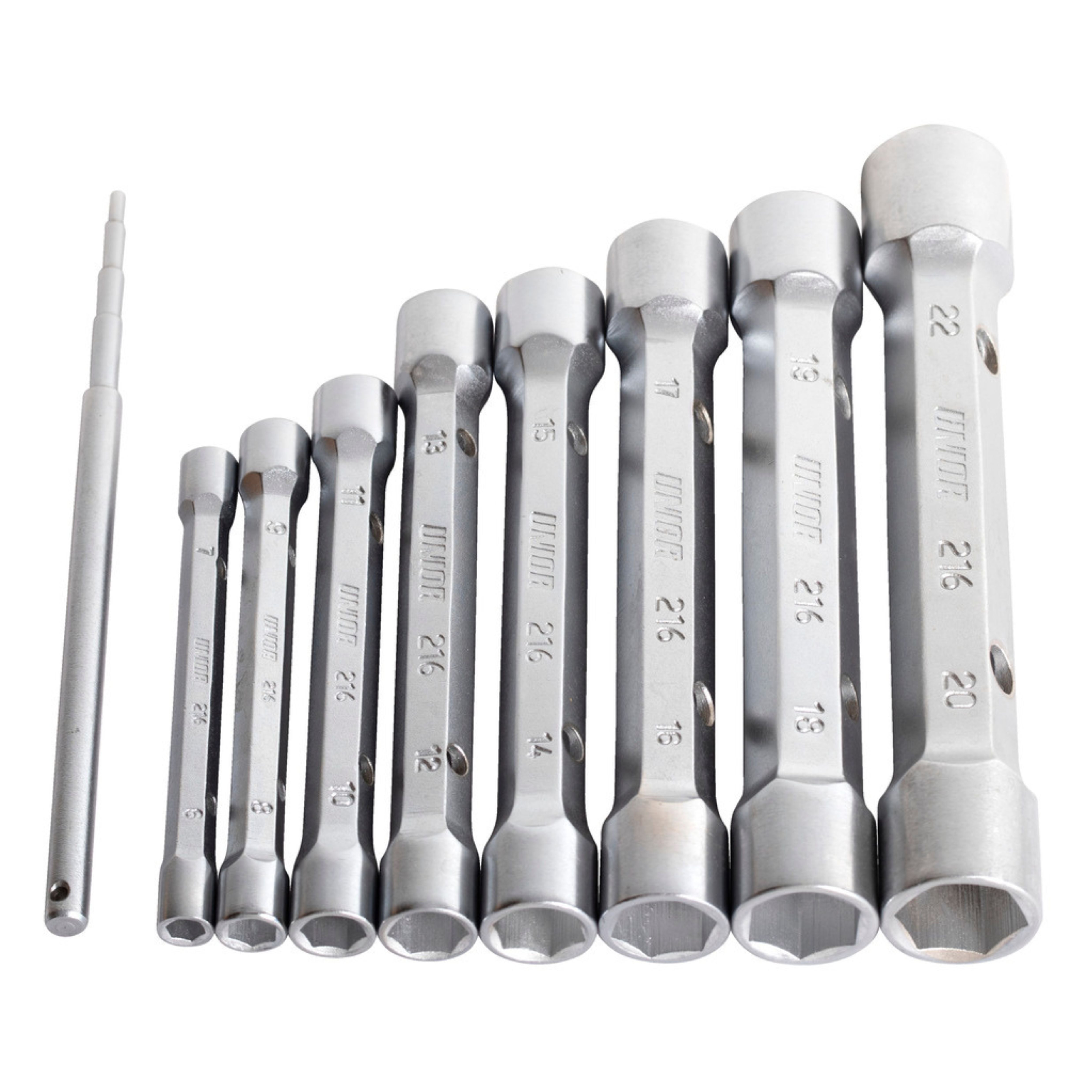 **Set of forged tubular box wrenches in carton box 216/1CB 6 - 22/9