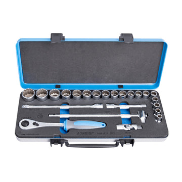 **Socket set 1/2 in metal box 190BI12P23 10 - 32/23