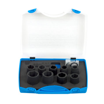 Set of impact sockets 1/2 in plastic box 231/4PB1 15 - 30/12