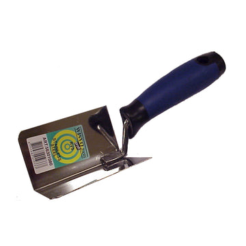 Corner trowel, stainless steel, inside corner, BI
