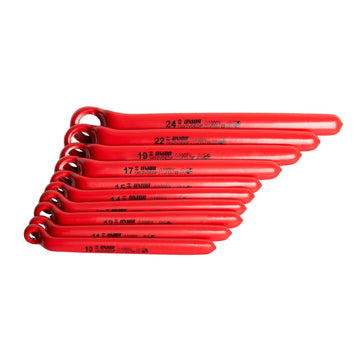 Set of insulated single offset ring wrench in carton box 180/2VDEDPCB 10 - 24/10