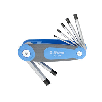 **Set of wrenches with TX profile in folding holder 220/7TXNFH 9 - 40/8