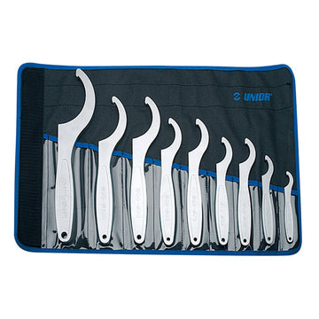 Set of hook wrenches in bag 255/2CT /9