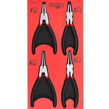 Seeger ring pliers set in SOS tool tray 3198/53