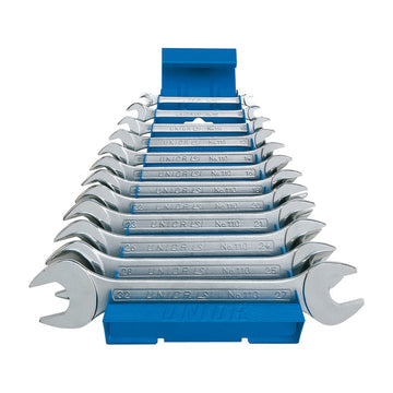 Set of open end wrenches on metal stand 110/1MS 6 - 32/12