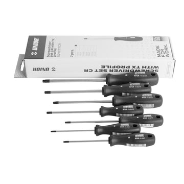Set of screwdrivers CR with TX profile 621CS7CR /7