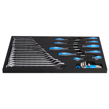 Set of wrenches and screwdrivers in SOS tool tray 964/46SOS 0