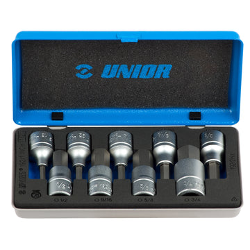 **Hexagonal screwdriver socket set 1/2 in metal box 192/14INCH