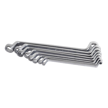 Set of offset ring wrenches in carton box 180/1CS 6 - 22/8