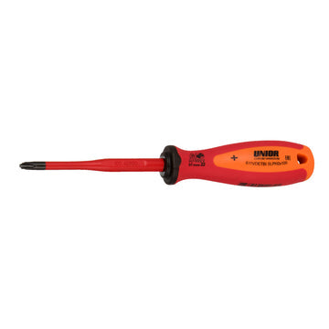 **Flat-crosstip (SL/PH) SLIM screwdriver with insulated blade, VDE TBI 611VDETBI SLPH1