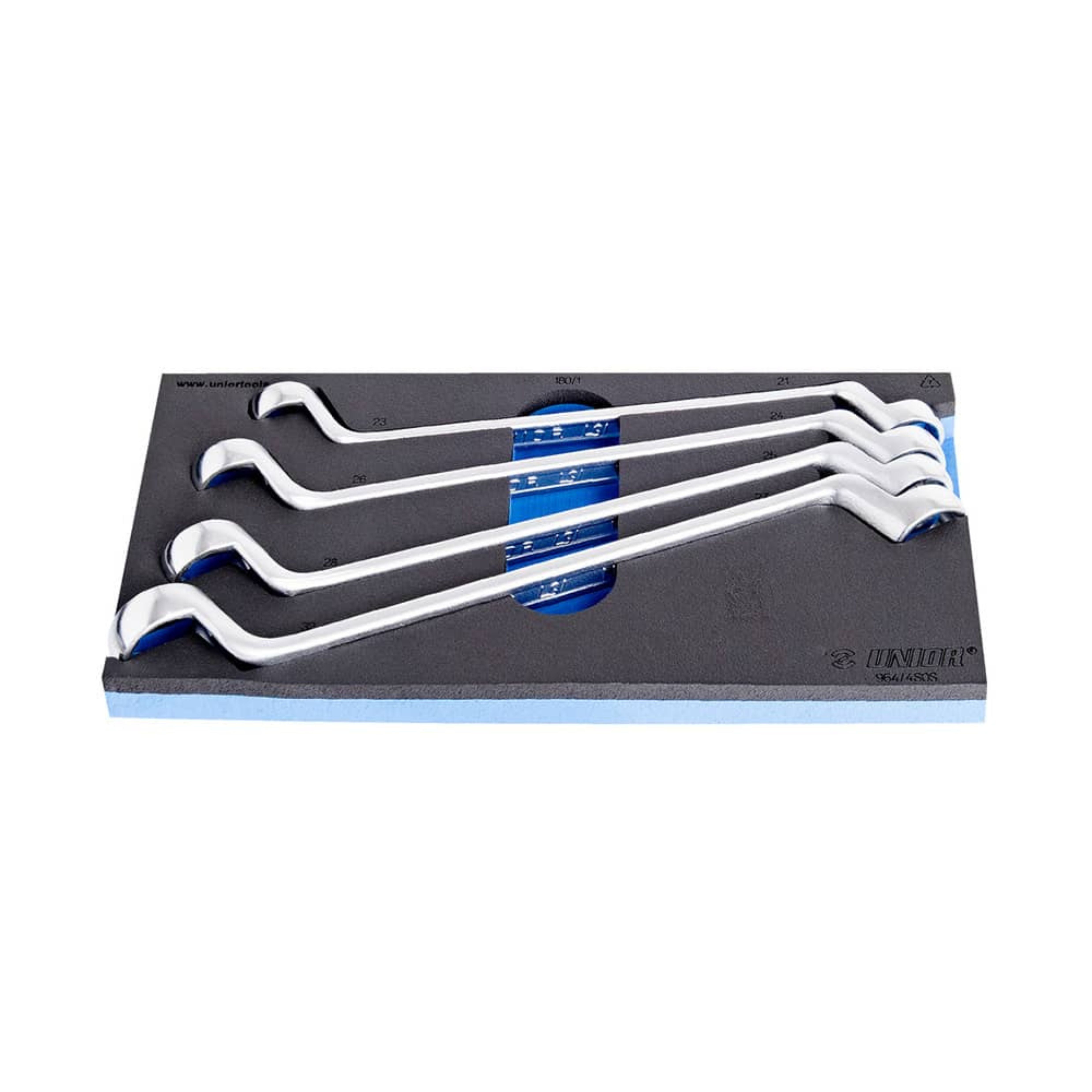**Set of offset ring wrenches in SOS tool tray 964/4SOS 21 - 32/4