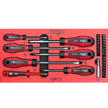 Screwdriver set in SOS tool tray 3198/33