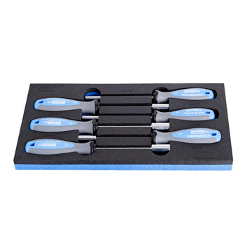 Set of socket wrenches with TBI handle in SOS tool tray 964/9BSOS /6