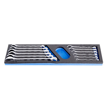 Set of combinations wrenches, short type in SOS tool tray 964ECO2 8 - 24/12