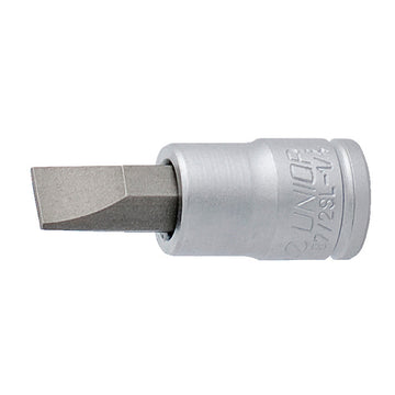 Slotted screwdriver socket 1/4 187/2SL 0.8 x 4 x 0.8
