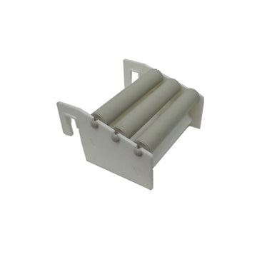 Roller conveyor, 3 rollers, interchangeable