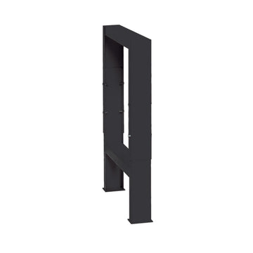 Adjustable leg for modular work bench 990LA-BLACK