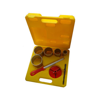 WISVO HM HOLE SAW SET IN CASE 8PCS  S08