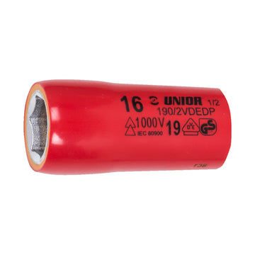 Insulated socket 1/2, 6 point 190/2VDEDP 16