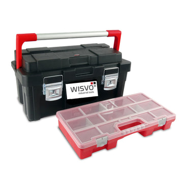 Tool case + organizer, plastic  550 x 300 x 275