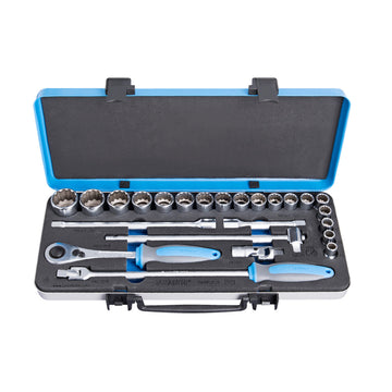 **Socket set 1/2 in metal box 190BI12P24 10 - 32/24